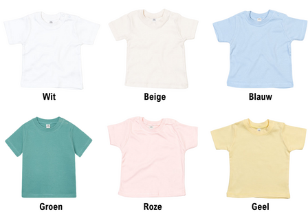 Kleuren T-shirt baby