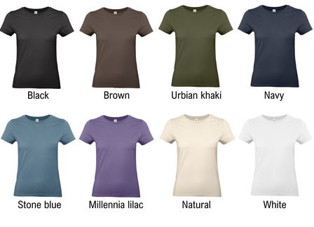 Kleur T-shirts vrouwen