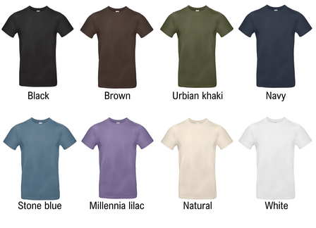 Kleur T-shirt man