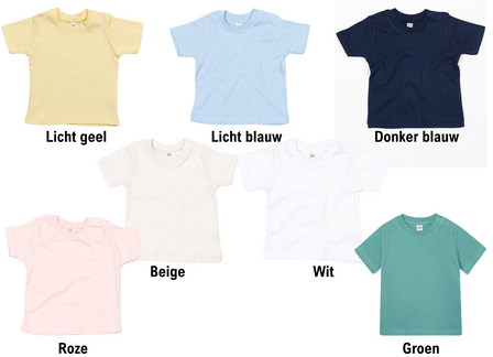 Kleuren baby T-shirts