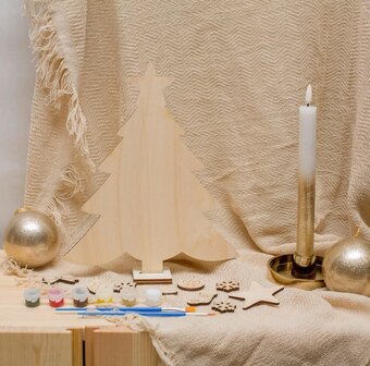 Schilderset - versier je eigen kerstboom