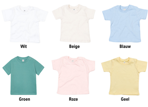 Kleuren T-shirt baby