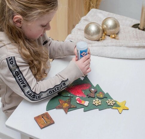 Schilderset - versier je eigen kerstboom