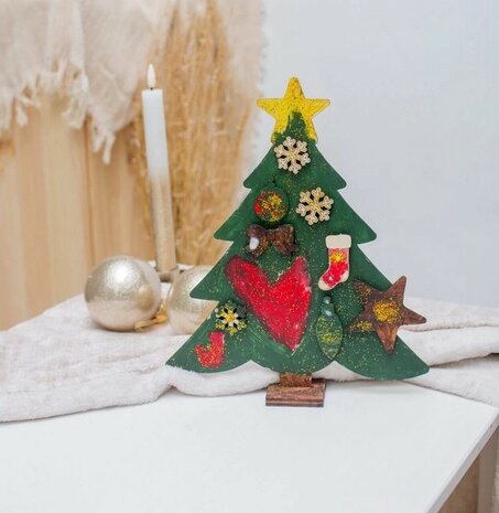 Schilderset - versier je eigen kerstboom