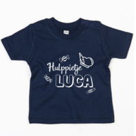 Donker blauw T-shirt baby hulppietje