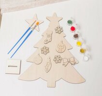 Schilderset - versier je eigen kerstboom