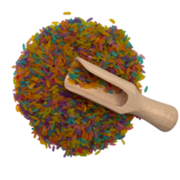 Speelrijst regenboog